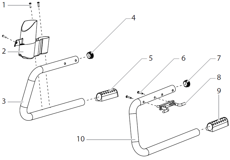 Impact 440 Skid Assembly Parts